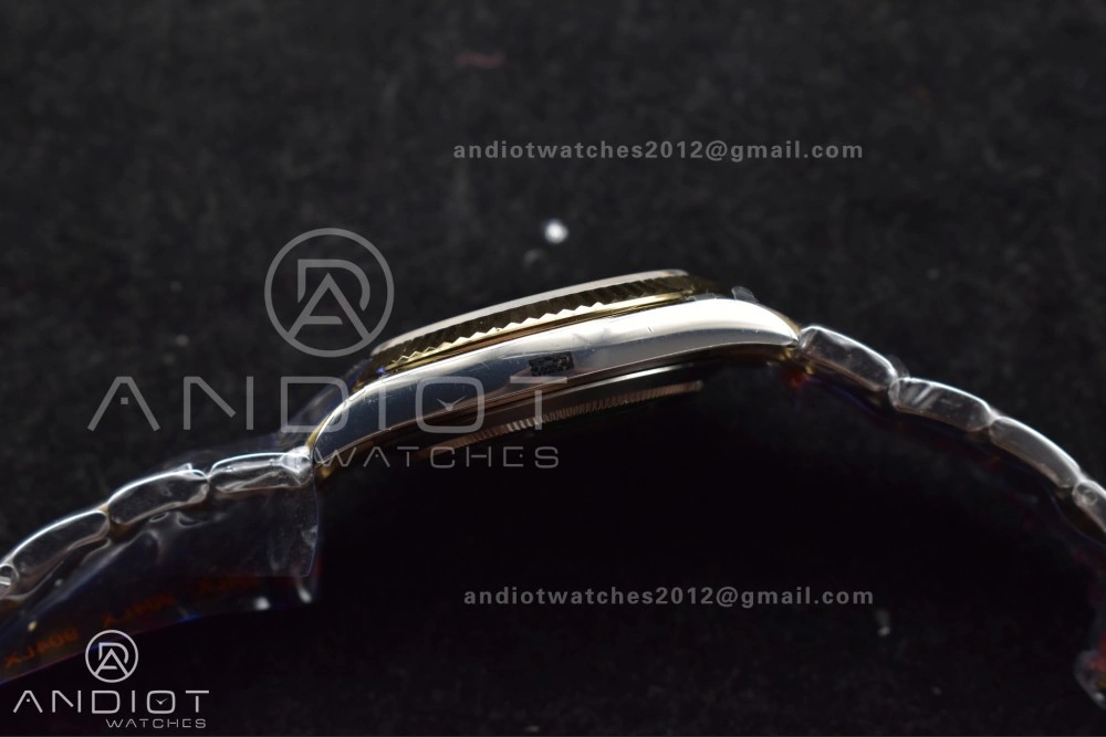 DateJust 41 126333 SS YG GMF 1:1 Best Edition 904L Steel Gray Green Roman Dial on SS YG Oyster Bracelet A2836