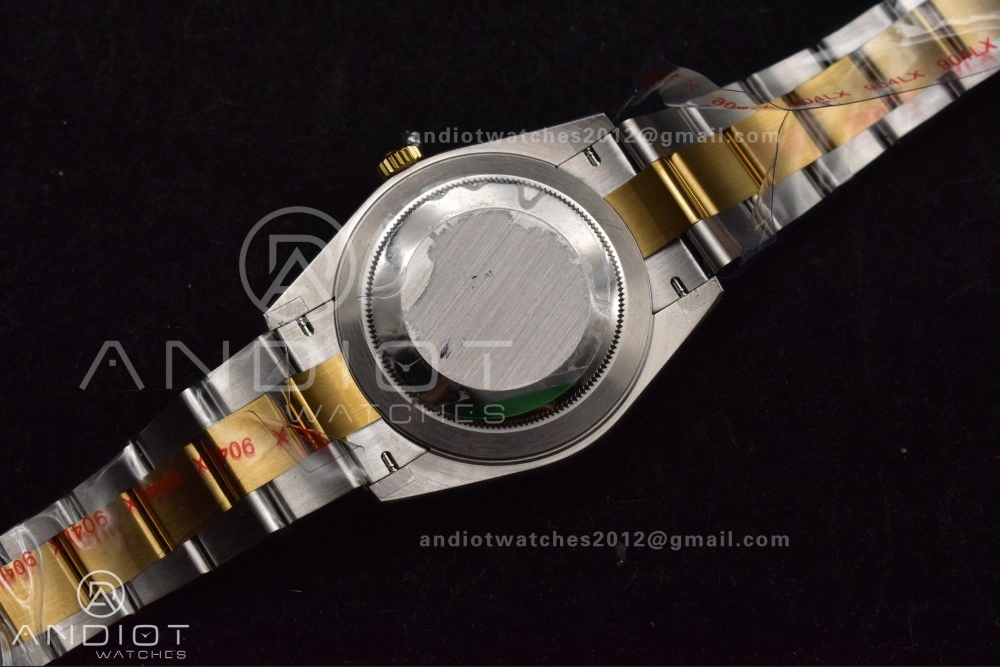 DateJust 41 126333 SS YG GMF 1:1 Best Edition 904L Steel Gray Green Roman Dial on SS YG Oyster Bracelet A2836