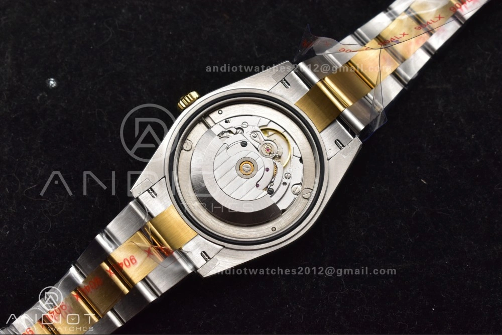 DateJust 41 126333 SS YG GMF 1:1 Best Edition 904L Steel Gray Green Roman Dial on SS YG Oyster Bracelet A2836