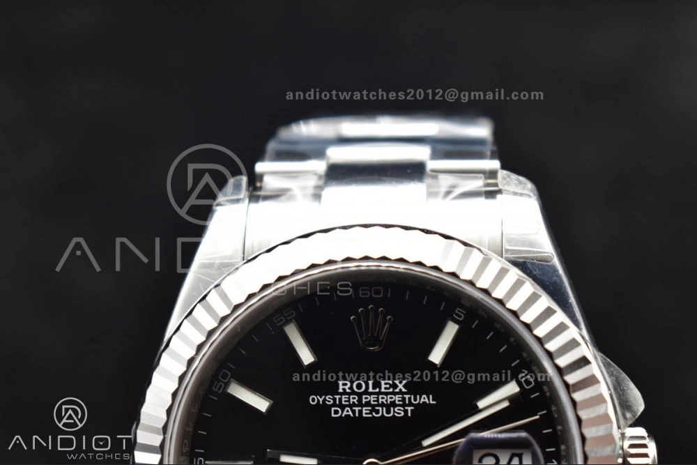 DateJust 41 126334 904L SS VSF 1:1 Best Edition Black Dial on Oyster Bracelet VS3235