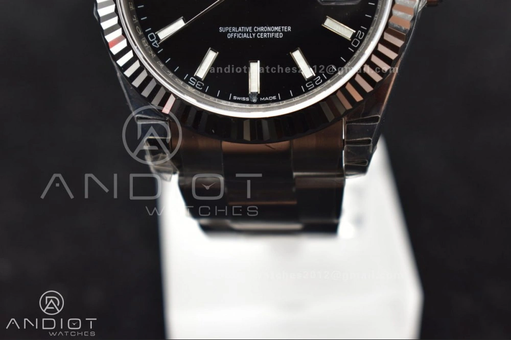 DateJust 41 126334 904L SS VSF 1:1 Best Edition Black Dial on Oyster Bracelet VS3235