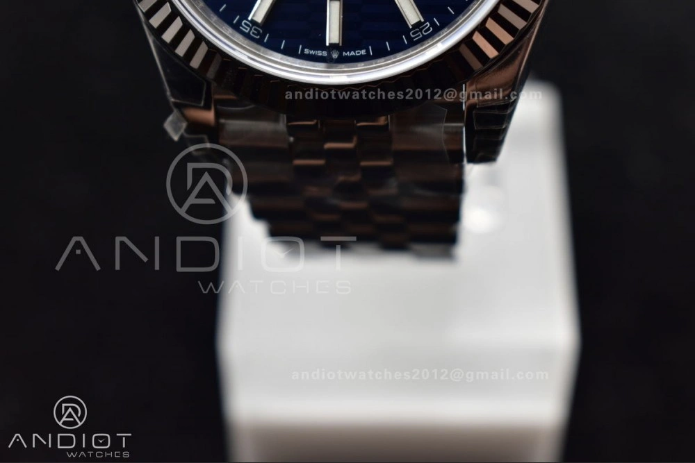 DateJust 41 126334 904L SS VSF 1:1 Best Edition Blue Checked Dial on Jubilee Bracelet VS3235