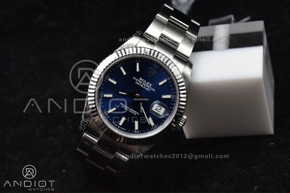 DateJust 41 126334 904L SS VSF 1:1 Best Edition Blue Dial On Oyster Bracelet VS3235