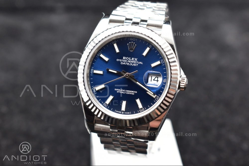 DateJust 41 126334 904L SS VSF 1:1 Best Edition Blue Dial on Jubilee Bracelet VS3235