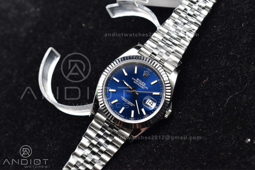 DateJust 41 126334 904L SS VSF 1:1 Best Edition Blue Dial on Jubilee Bracelet VS3235