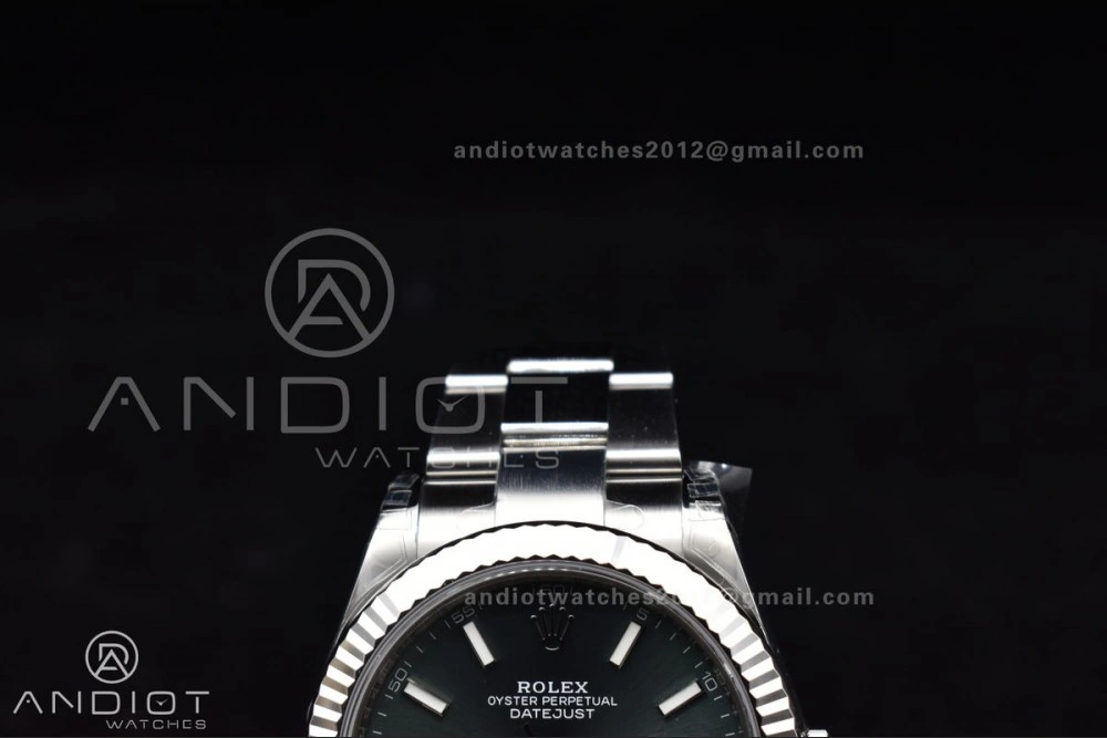 DateJust 41 126334 904L SS VSF 1:1 Best Edition Green Dial On Oyster Bracelet VS3235
