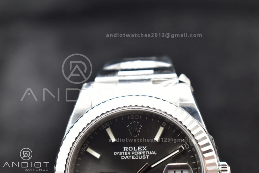 DateJust 41 126334 904L SS VSF 1:1 Best Edition Grey Dial on Oyster Bracelet VS3235
