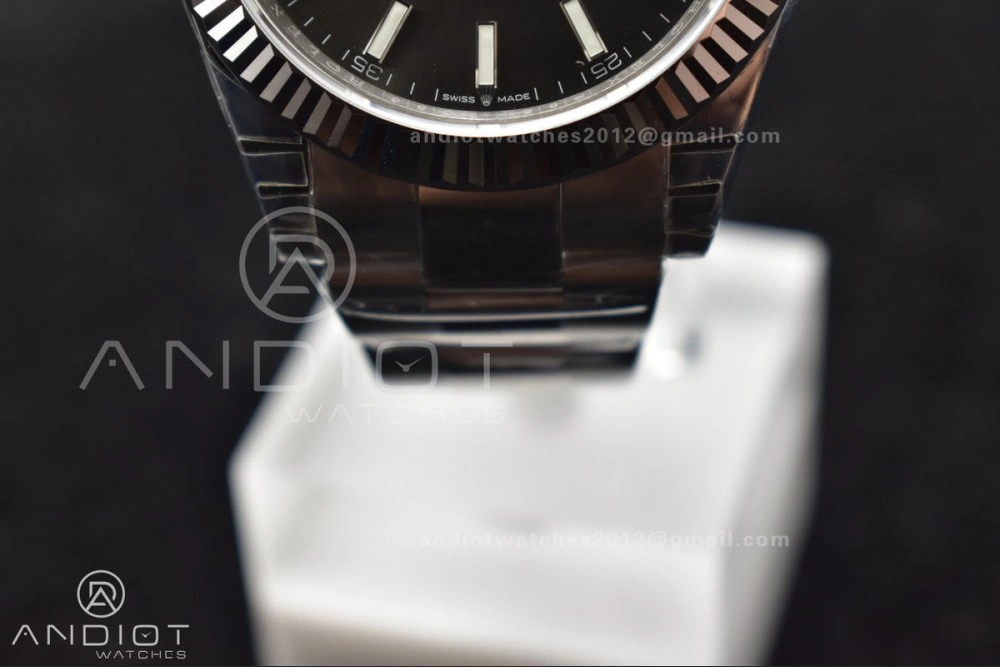 DateJust 41 126334 904L SS VSF 1:1 Best Edition Grey Dial on Oyster Bracelet VS3235