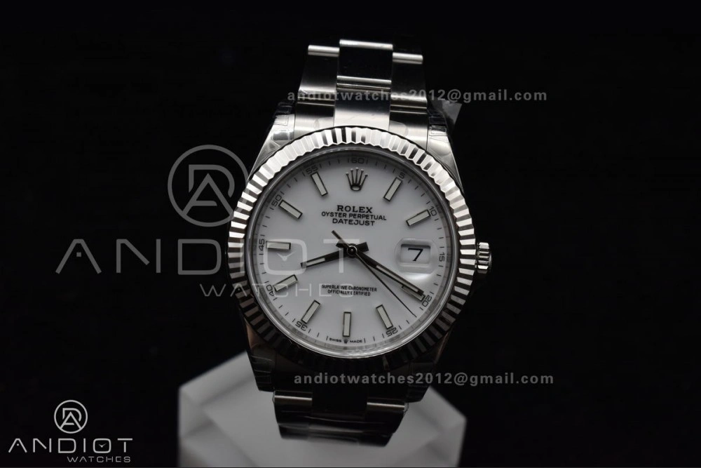DateJust 41 126334 904L SS VSF 1:1 Best Edition White Dial On Oyster Bracelet VS3235