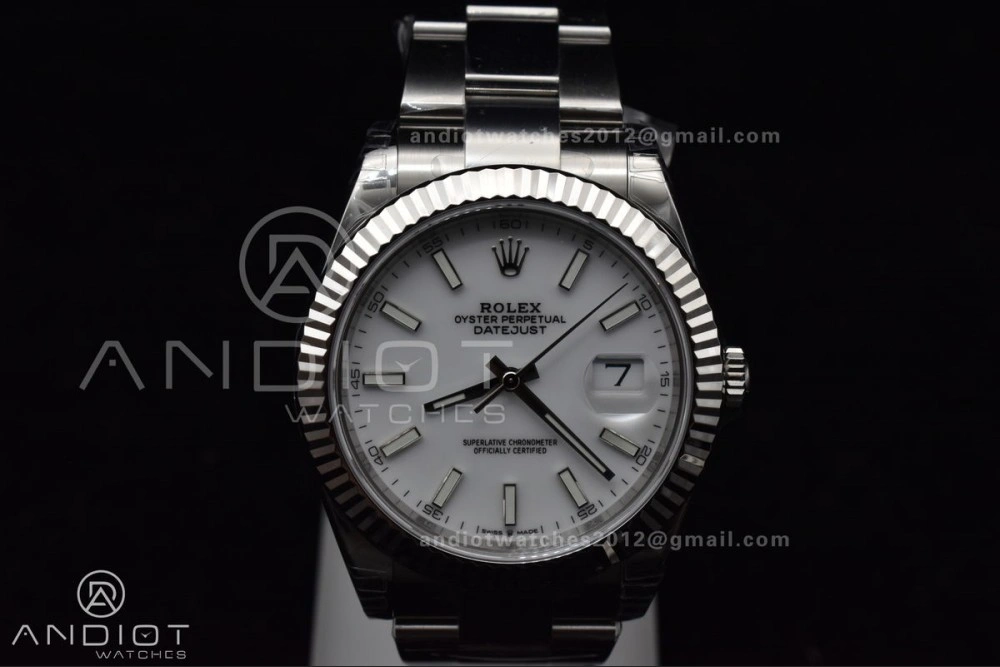 DateJust 41 126334 904L SS VSF 1:1 Best Edition White Dial On Oyster Bracelet VS3235