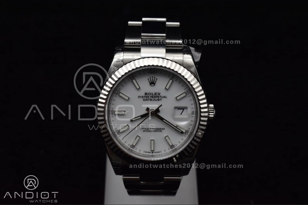 DateJust 41 126334 904L SS VSF 1:1 Best Edition White Dial On Oyster Bracelet VS3235