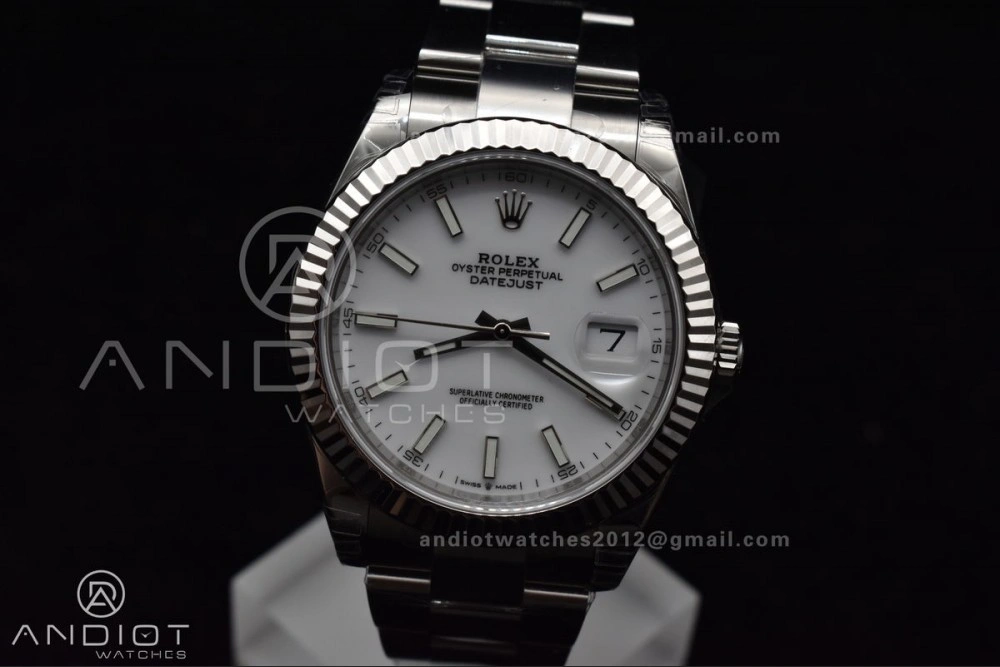 DateJust 41 126334 904L SS VSF 1:1 Best Edition White Dial On Oyster Bracelet VS3235