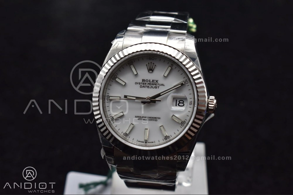 DateJust 41 126334 904L SS VSF 1:1 Best Edition White Dial on Oyster Bracelet VS3235