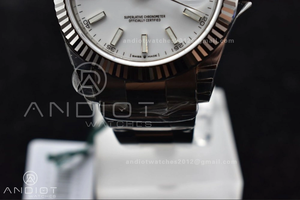 DateJust 41 126334 904L SS VSF 1:1 Best Edition White Dial on Oyster Bracelet VS3235