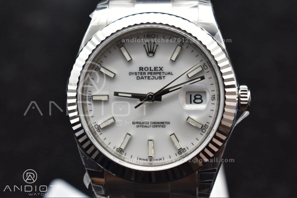 DateJust 41 126334 904L SS VSF 1:1 Best Edition White Dial on Oyster Bracelet VS3235