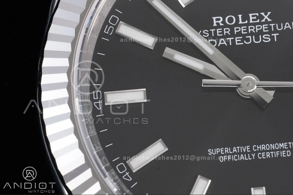 DateJust 41 126334 Clean 1:1 Best Edition 904L Steel Black Dial on Jubilee Bracelet SH3235 (72 Hours Power Reserve)