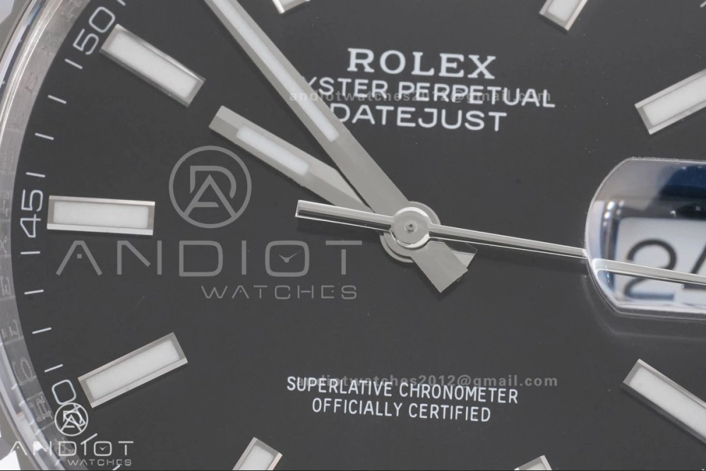 DateJust 41 126334 Clean 1:1 Best Edition 904L Steel Black Dial on Jubilee Bracelet SH3235 (72 Hours Power Reserve)