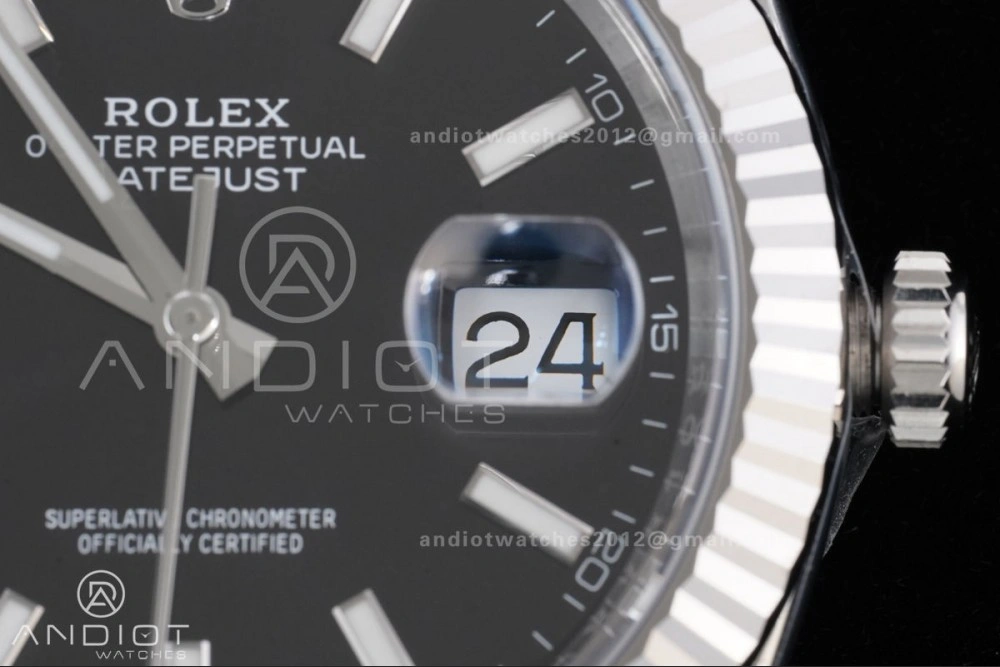 DateJust 41 126334 Clean 1:1 Best Edition 904L Steel Black Dial on Jubilee Bracelet SH3235 (72 Hours Power Reserve)