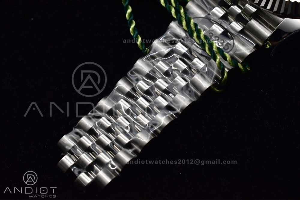 DateJust 41 126334 DIWF 1:1 Best Edition 904L Steel Black Stick Dial on Jubilee Bracelet SA3235