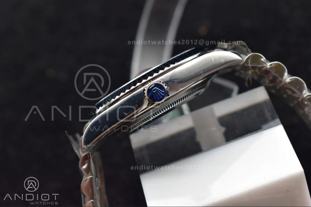 DateJust 41 126334 DIWF 1:1 Best Edition 904L Steel Blue Stick Dial on Jubilee Bracelet SA3235