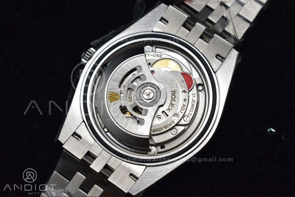 DateJust 41 126334 DIWF 1:1 Best Edition 904L Steel Green Dial Arabic Marker on Jubilee Bracelet SA3235