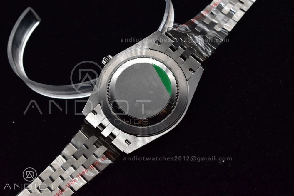 DateJust 41 126334 DIWF 1:1 Best Edition 904L Steel Green Dial Arabic Marker on Jubilee Bracelet SA3235