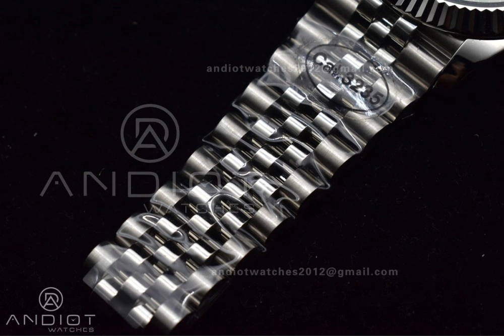 DateJust 41 126334 DIWF 1:1 Best Edition 904L Steel Green Dial Arabic Marker on Jubilee Bracelet SA3235