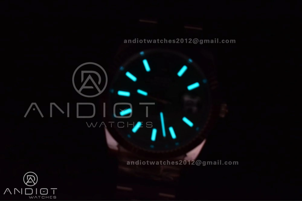 DateJust 41 126334 DIWF 1:1 Best Edition 904L Steel Green Sundust Dial on Oyster Bracelet SA3235