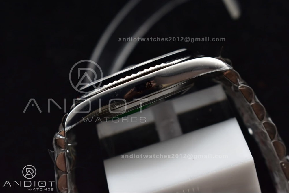 DateJust 41 SS 126334 Clean 1:1 Best Edition 904L Steel Black Diamonds Dial on Jubilee Bracelet VR3235