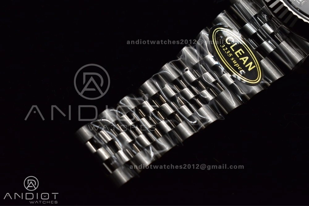 DateJust 41 SS 126334 Clean 1:1 Best Edition 904L Steel Blue Diamonds Dial On Jubilee Bracelet VR3235