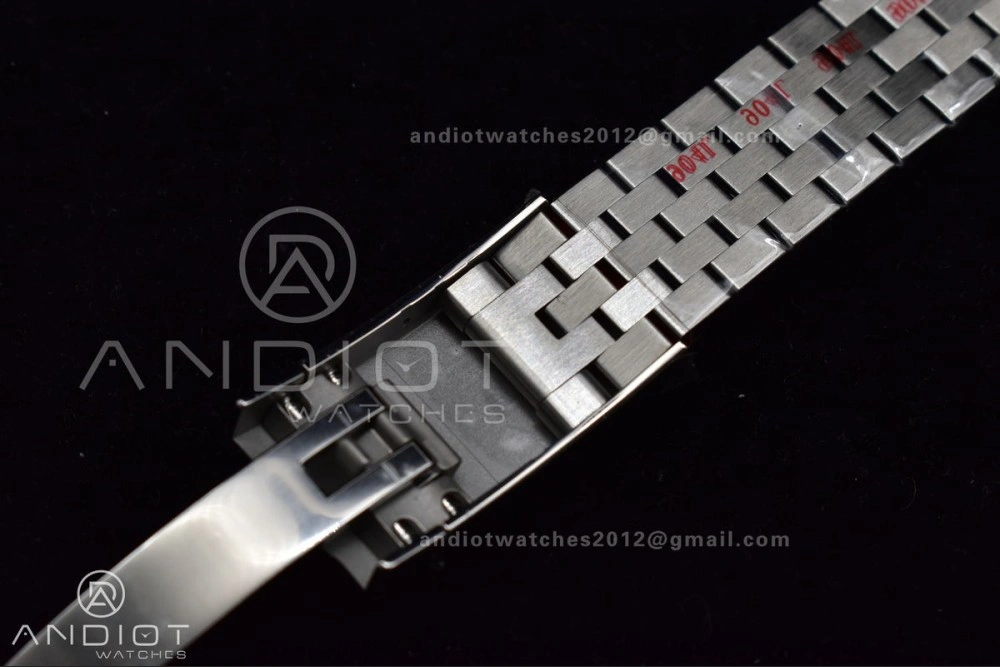 DateJust 41 SS 126334 Clean 1:1 Best Edition 904L Steel Blue Diamonds Dial On Jubilee Bracelet VR3235