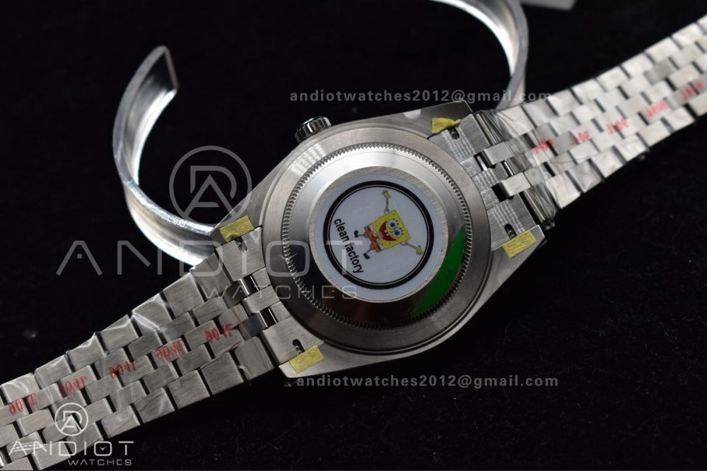 DateJust 41 SS 126334 Clean 1:1 Best Edition 904L Steel Grey Diamonds Dial On Jubilee Bracelet VR3235