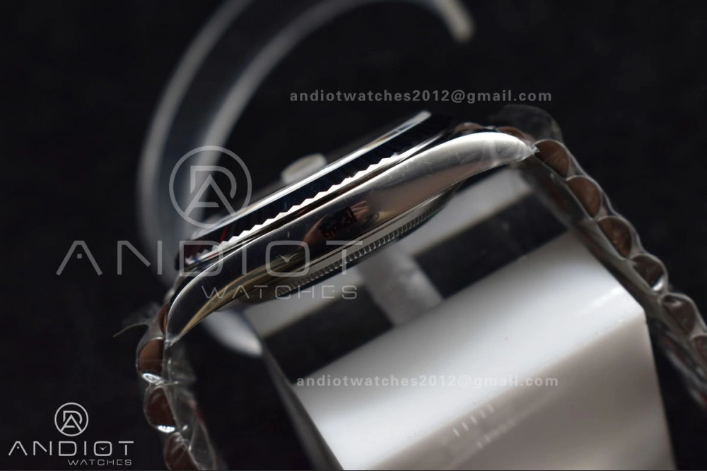 DateJust 41 SS 126334 Clean 1:1 Best Edition 904L Steel Grey Diamonds Dial On Jubilee Bracelet VR3235