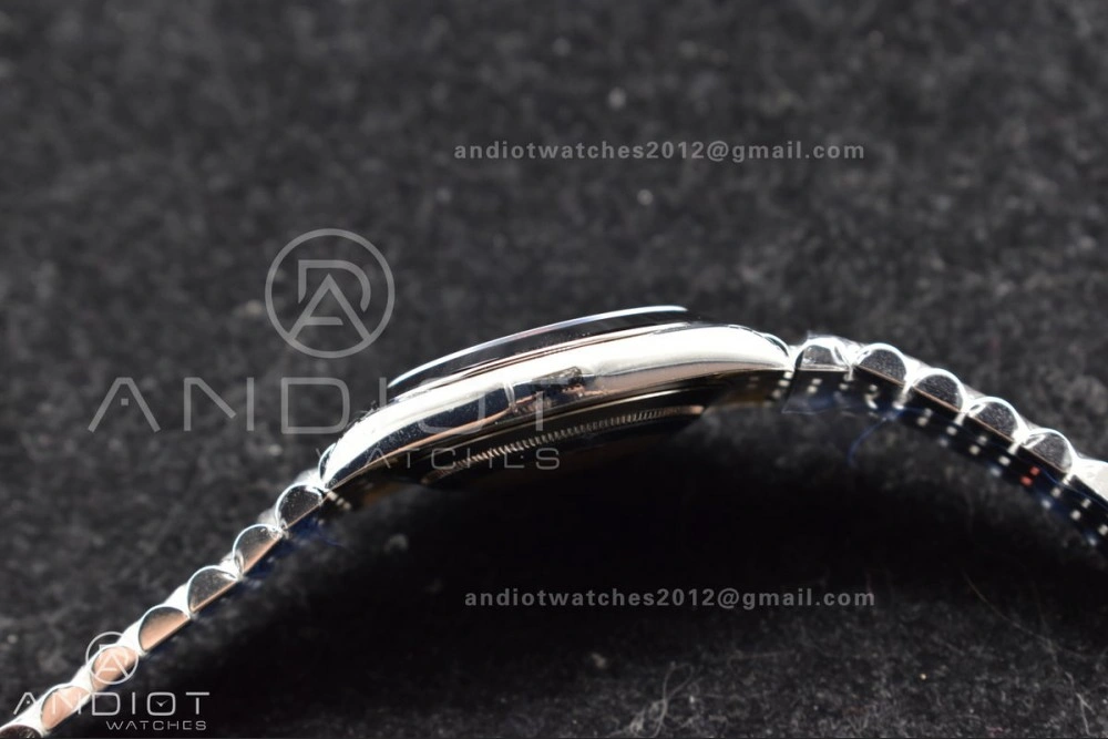 DateJust 41 SS 126334 VSF 1:1 Best Edition 904L Steel Gray Dial Green Roman on Jubilee Bracelet VS3235