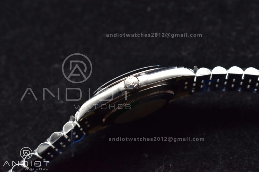 DateJust 41 SS 126334 VSF 1:1 Best Edition 904L Steel Gray Dial Green Roman on Jubilee Bracelet VS3235