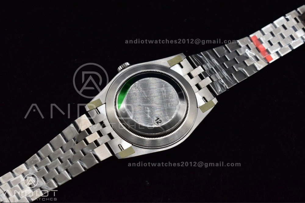 DateJust 41 SS 126334 VSF 1:1 Best Edition 904L Steel Gray Dial Green Roman on Jubilee Bracelet VS3235