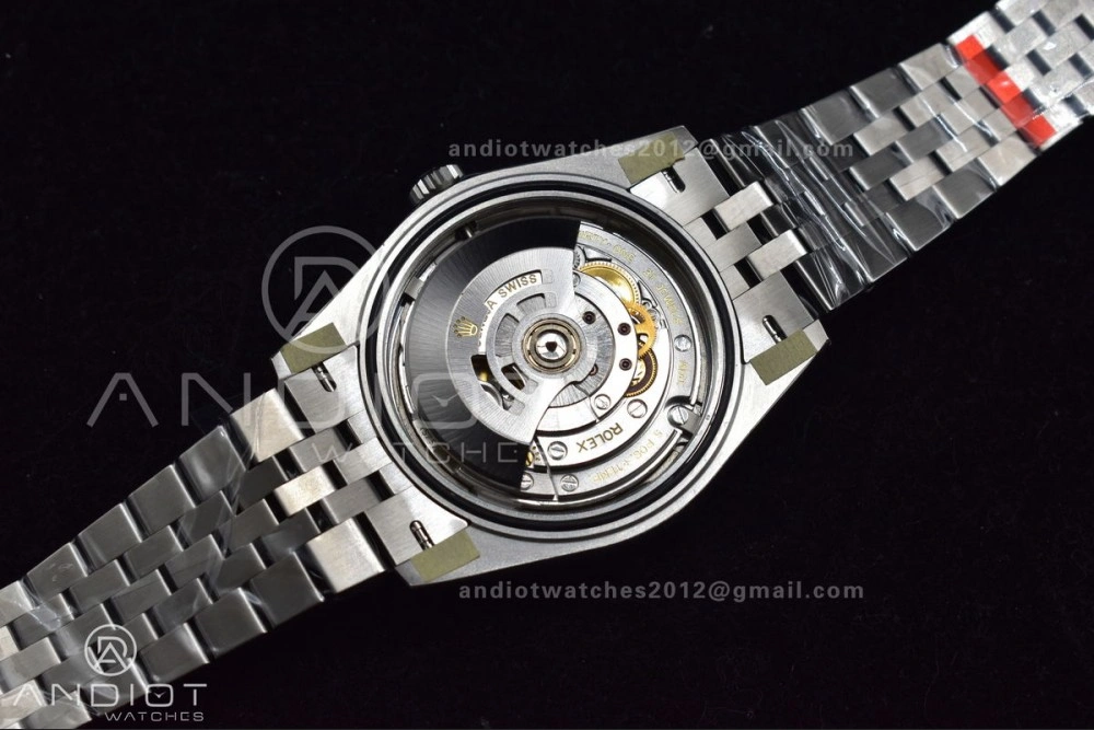 DateJust 41 SS 126334 VSF 1:1 Best Edition 904L Steel Gray Dial Green Roman on Jubilee Bracelet VS3235