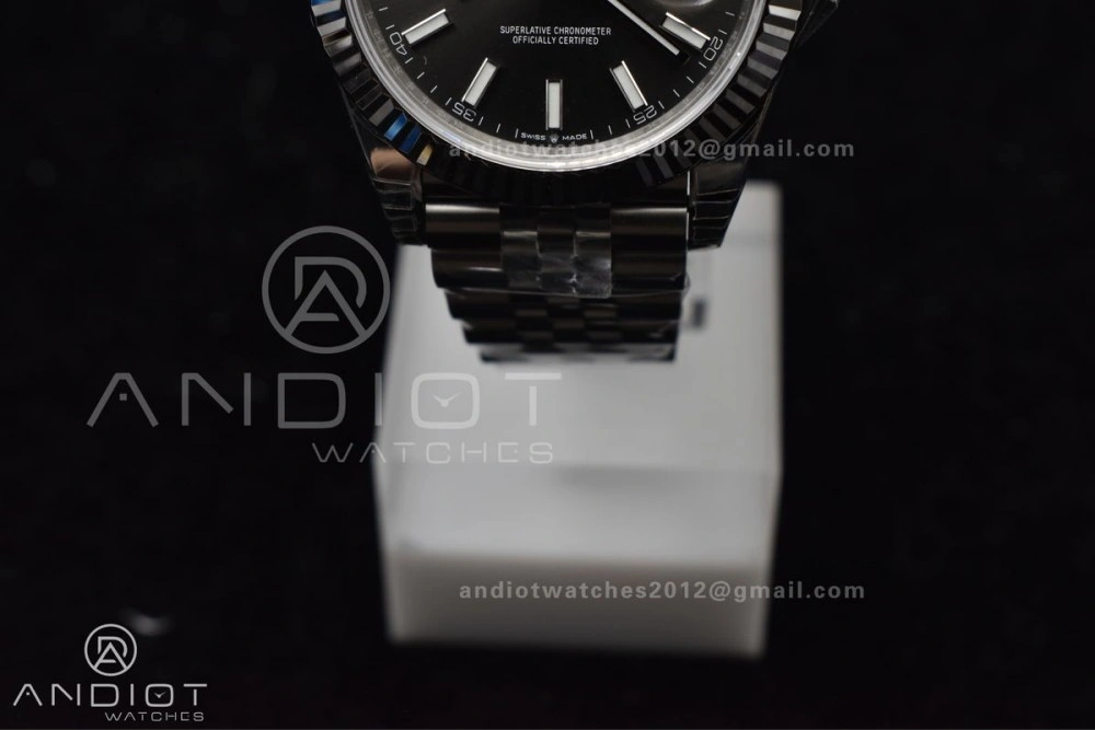 DateJust 41 SS 126334 VSF 1:1 Best Edition 904L Steel Grey Stick Dial On Jubilee Bracelet VS3235
