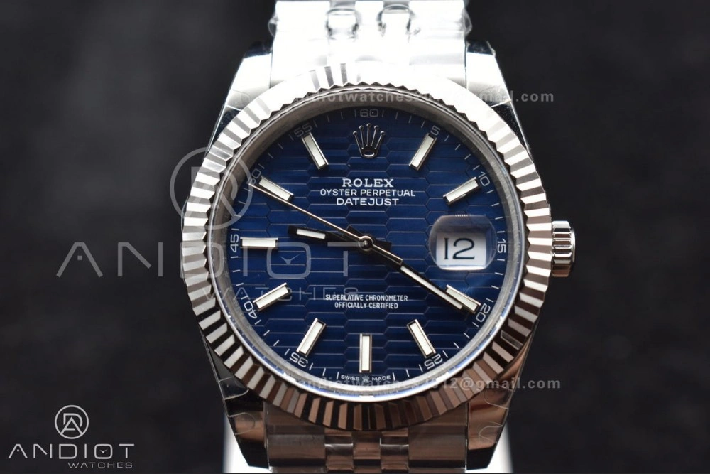 DateJust 41 SS BPF 316L Steel Stick Markers on Jubilee Bracelet A2813 V2