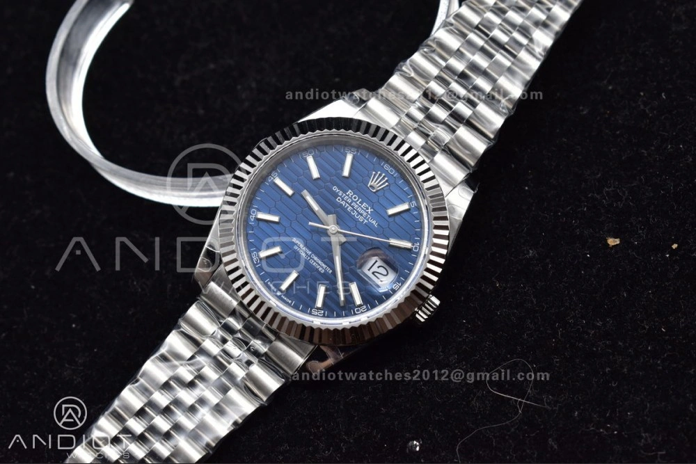 DateJust 41 SS BPF 316L Steel Stick Markers on Jubilee Bracelet A2813 V2