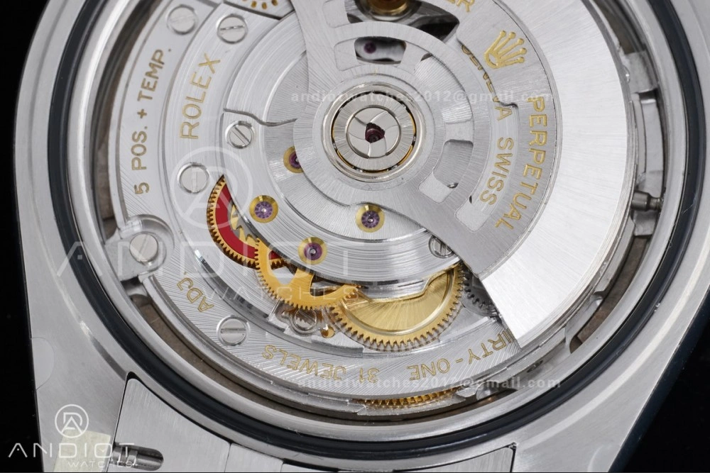 Datejust 41 SS 904L Steel Clean 1:1 Best Edition Gray Dial Green Roman on SS Bracelet SH3235