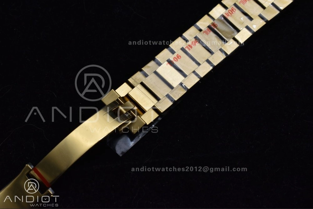 Day Date 36 YG RAF 1:1 Best Edition Red Carnelian Dial on YG Bracelet A2836