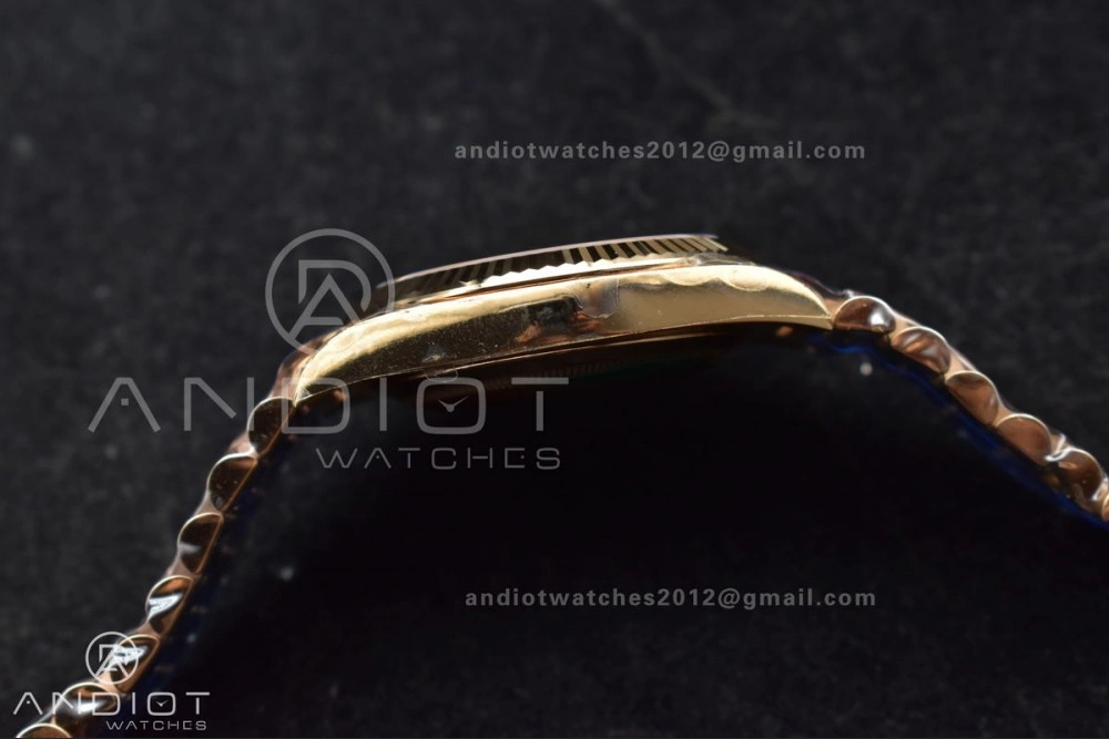 Day Date 40 RG 228235 THBF 1:1 Best Edition Green Roman Dial on President Bracelet VR3255 (Gain Weight)