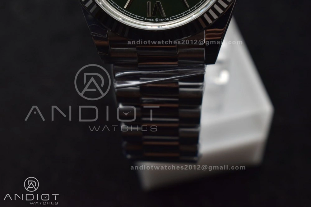 Day Date 40 SS 228239 THBF 1:1 Best Edition Green Roman Dial on President Bracelet VR3255 (Gain Weight)