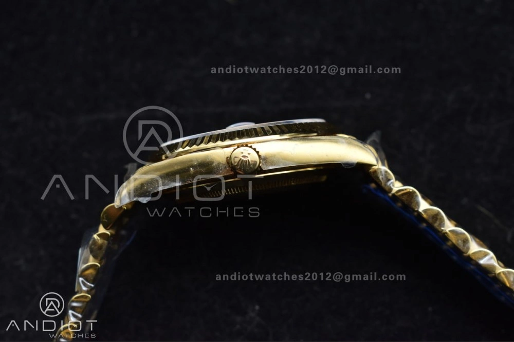 Day Date 40 YG 228238 ARF 1:1 Best Edition Gold Crystal Dial On President Bracelet VR3255 (Gain Weight)