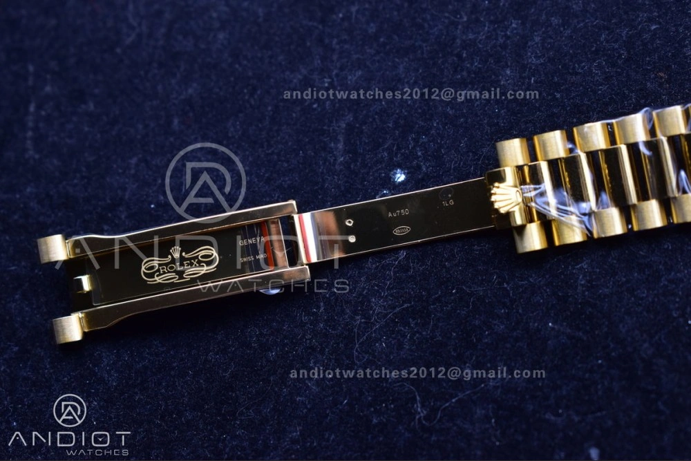 Day Date 40 YG 228238 THBF 1:1 Best Edition Gold Dial on President Bracelet VR3255 (Gain Weight)