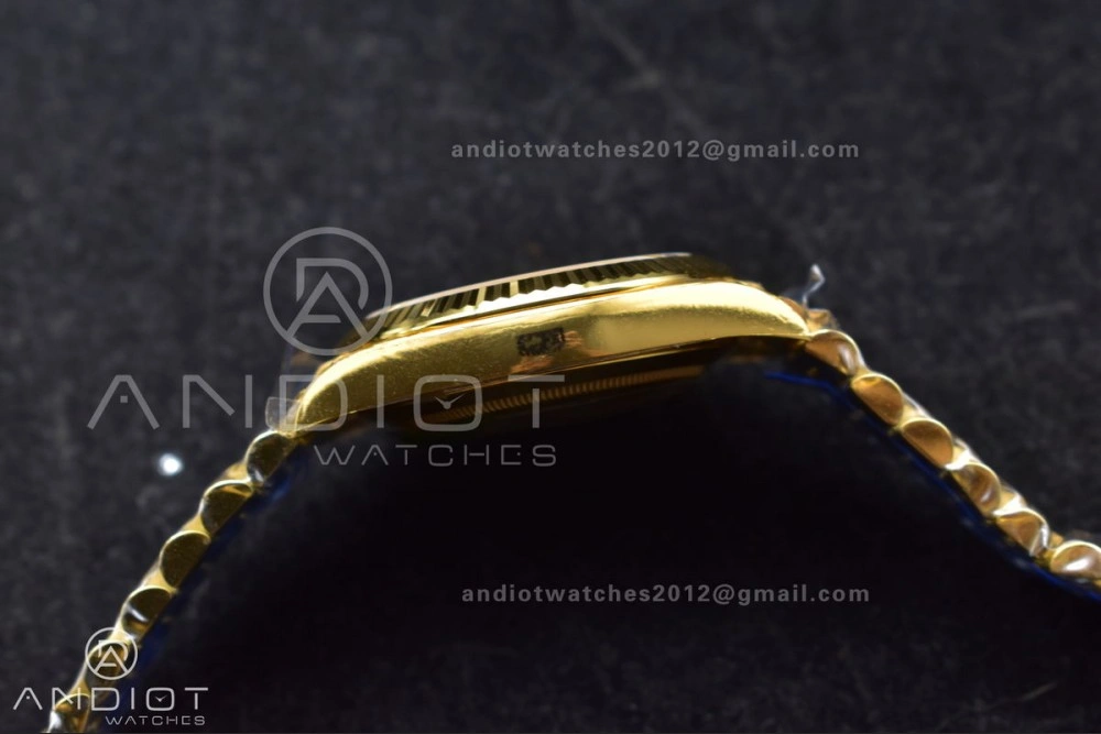 Day Date 40 YG 228238 THBF 1:1 Best Edition Gold Dial on President Bracelet VR3255 (Gain Weight)