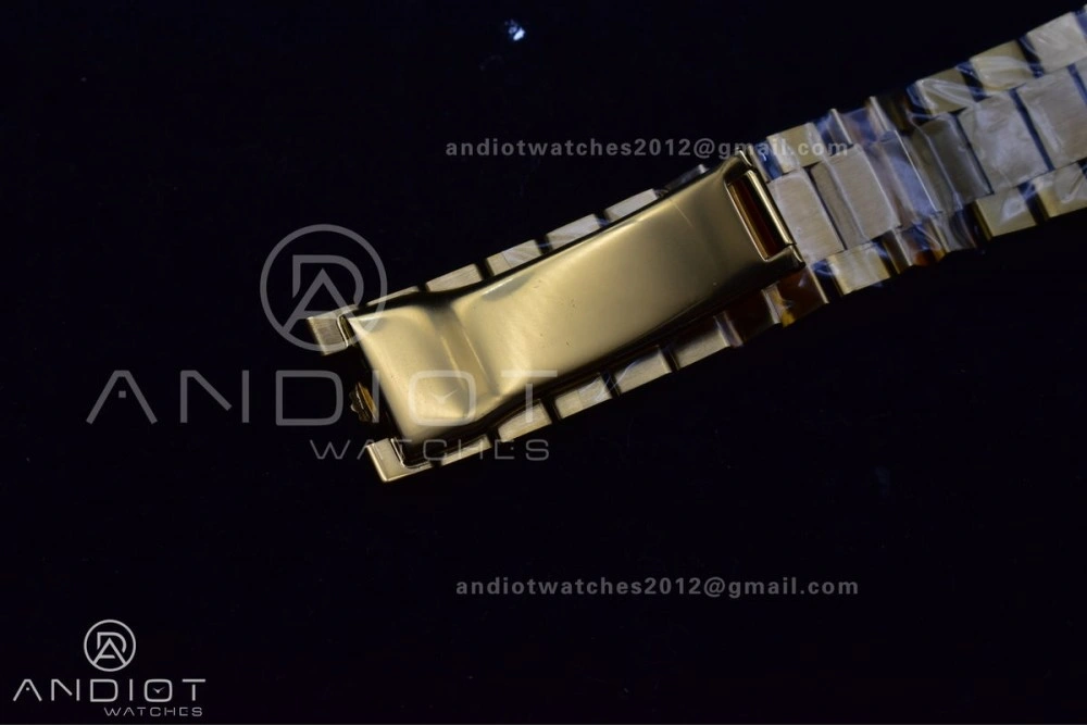 Day Date 40 YG 228238 THBF 1:1 Best Edition Green Roman Dial on President Bracelet VR3255 (Gain Weight)