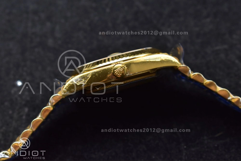 Day Date 40 YG 228238 THBF 1:1 Best Edition Green Roman Dial on President Bracelet VR3255 (Gain Weight)