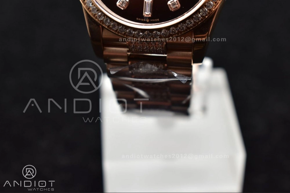 DayDate 36 RG BPF Best Version On President Bracelet A2836 V2